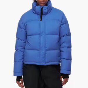 The Super Puff Women NWT Puffer Jacket Jazz Blue Size xs